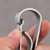 Stainless Steel Keychain Portable Rustproof Double Rings Designs for Traveler and Professionals