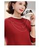 Mom's Stylish Plus Velvet Sweater - New Winter Warm Base Layer Top for Middle-Aged and Elderly Women