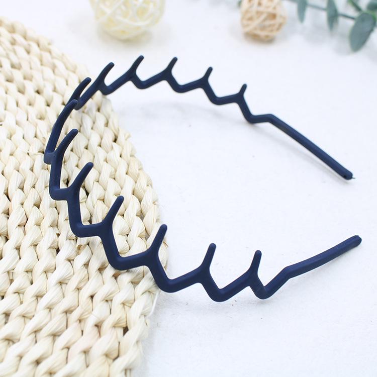 Women's Geometric Frosted Headband - Wide, Simple, Candy-Colored Hair Accessory