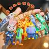 Zootopia Cartoon Keychain: Judy Rabbit, Nick Fox & Sloth - Perfect Gift for Men & Women for Christmas