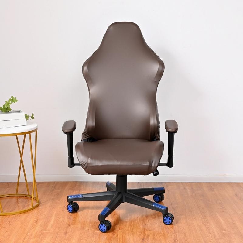 Color PU Gaming Chair Covers Stretchable Chair Slipcovers Enhances Durability and Chair Protections
