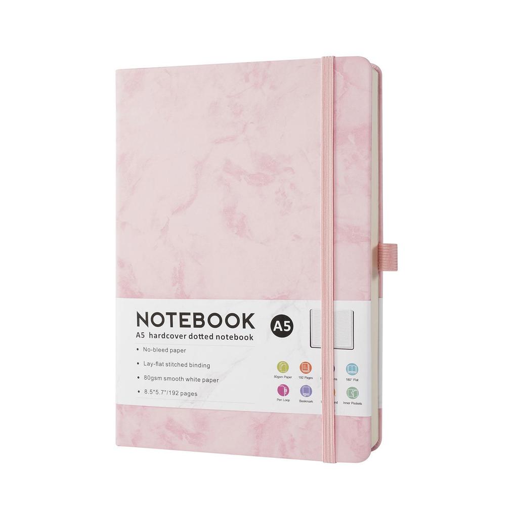 Creative A5 Business Notebook with Elastic Band - Thick & Simple Student Diary