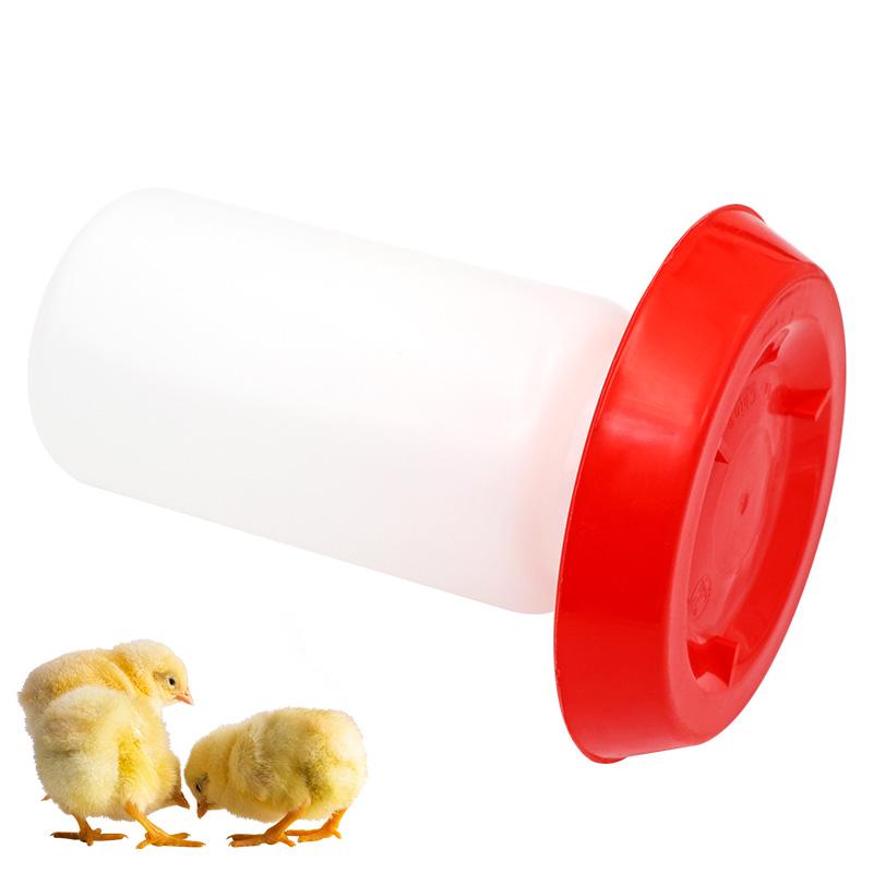 1L Poultry New Thickened Feeder and Drinker Chicken Feeder Bucket Automatic Water Food Dispenser Chick Drinker Feeding Bucket