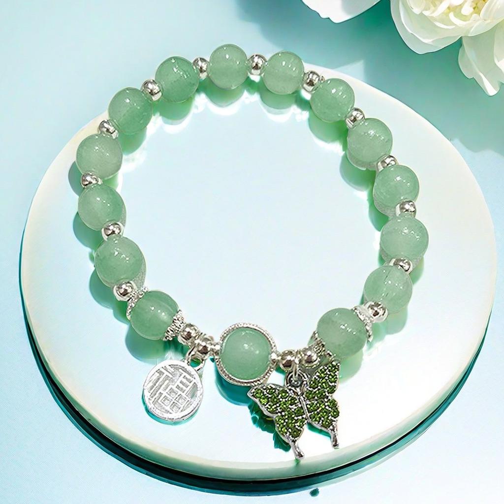 Daisy Popcorn Beaded Bracelet: Elegant Women's Hand Jewelry