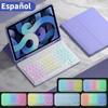 IPad 10.2 11-inch Pro Air Keyboard Case With Pen Slot Magnetic Stand PU Leather Cover Compatible 10th Gen 9th 8th