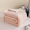 Sherpa Throw Blanket for Couch - 3D Stylish Honeycomb Design Soft Fuzzy Blanket, Fleece Plush Thick Warm Blanket Gift for Winter