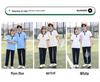 Summer School Student Short Sleeve Uniform Set for Primary and High School Sports and Graduation Events