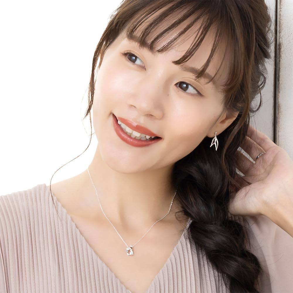 Future Choose Your Birthstone Necklace for Chihuahua Silver Pendant Angel Women, [Dog] (November Citrine)