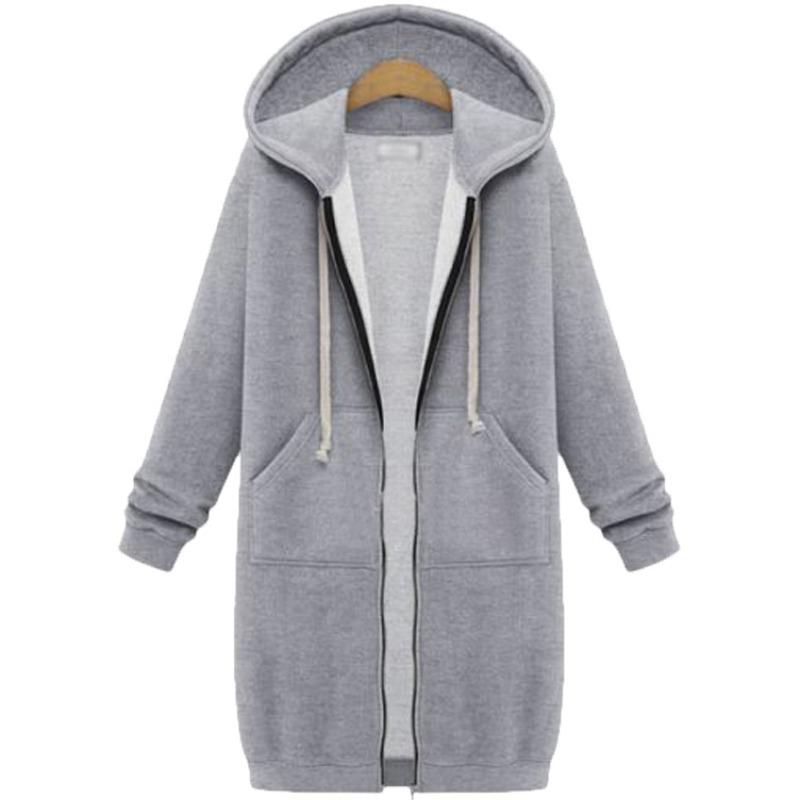 Women's Longline Hooded Sweatshirt Long Sleeve Tunic Top Casual Pullover for Fall Winter Comfortable Loungewear