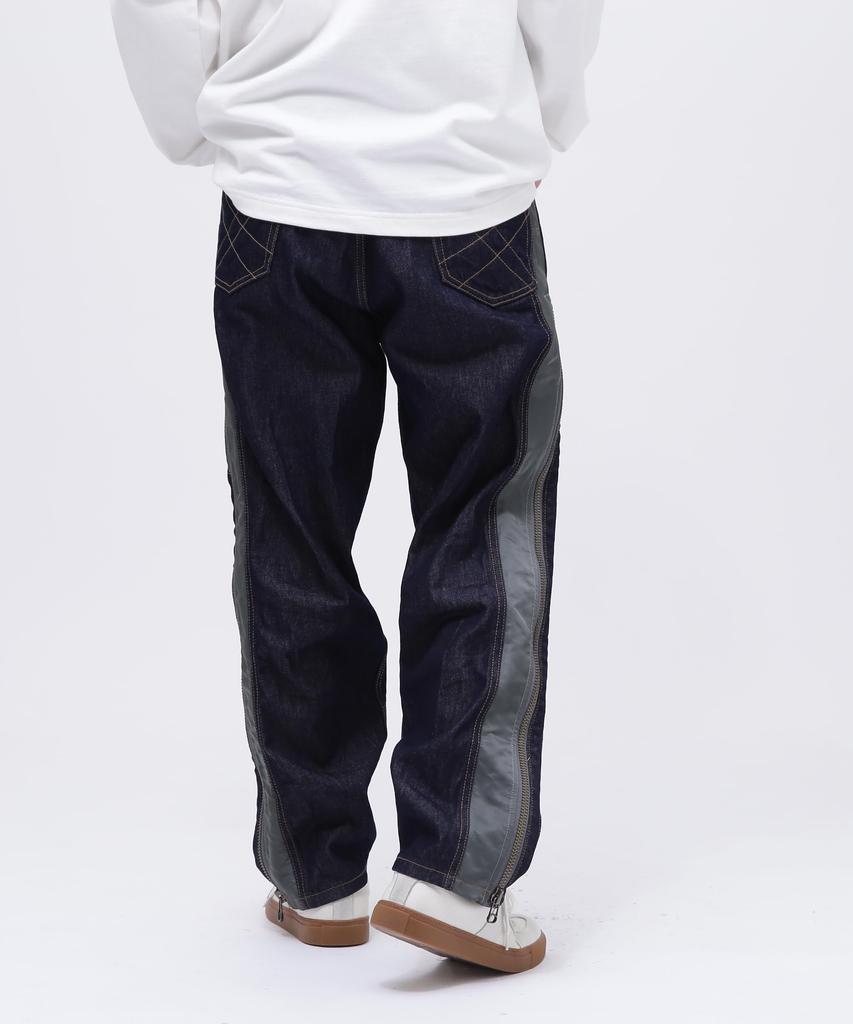 AVIREX CROSSOVER 5POCKET DENIM PANTS Men's XL Indigo 783-4211003