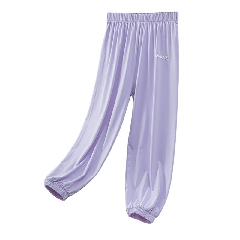 3-14 Years Kids Summer Lightweight Breathable Pants Sunscreen Anti-mosquito Pants