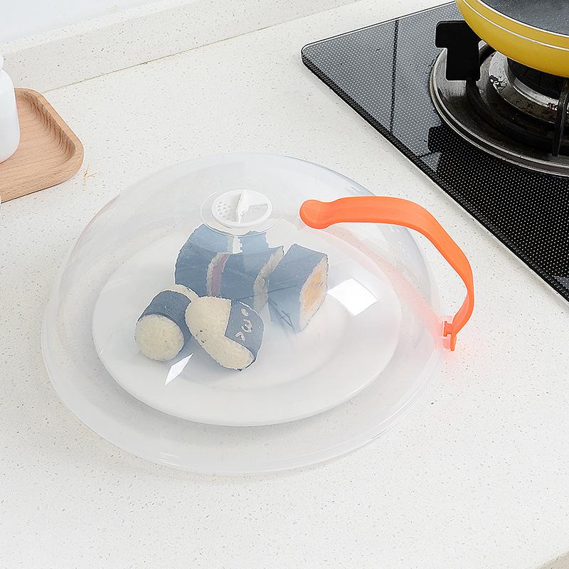 Food Lid, Microwave Safe, Heat-resistant Food Heating, Plastic Preservation, Transparent Vegetable Lid, Vegetable Lid