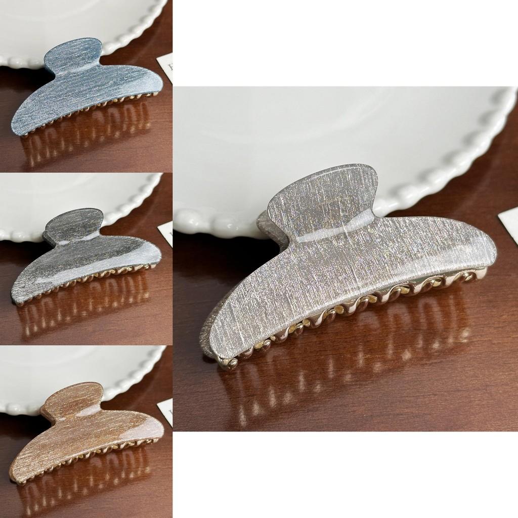 Sophisticated Acrylic Hair Claw Clip Featuring Unique Line Design For Fashionable Women