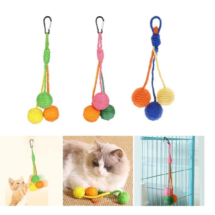 Cats Sisal Rope Natural Sisal Sphere for Mental Stimulation and Physical Activity