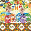 Building Block Birthday Party Supplies Paper Plates Napkins Cups Tablecloth Banner for Colorful Building Block Birthday Party Decorations for Boys,