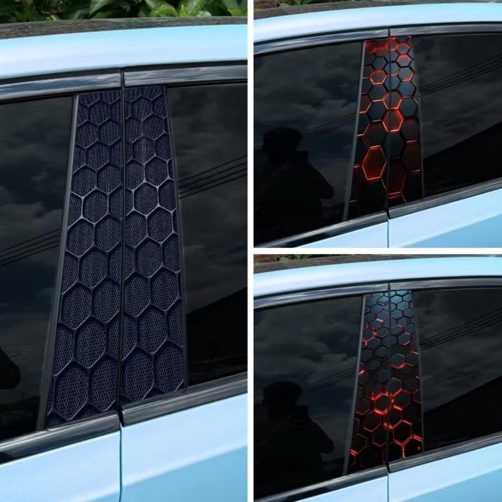 Adesivi per Auto a Nido d'Ape Durevoli Fai da Te Copribaffi B Resistenti ai Graffi Autoadesivi Impermeabili Decorazione per Auto Styling Adesivo