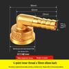 Copper Pagoda Gas Nozzle with Inner Wire Adapter