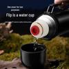 HAERS 1.2L Stainless Steel Vacuum Insulated Portable Thermos