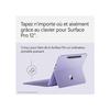 Clavier Pour Tablette Microsoft Surface Pro 12 Pouces - Violet