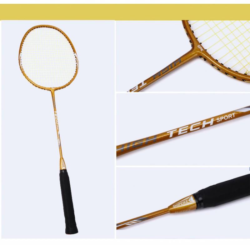 Lightweight Full Carbon Badminton Racket Beginners Intermediate Players Unisex Single Racquet G5 Grip