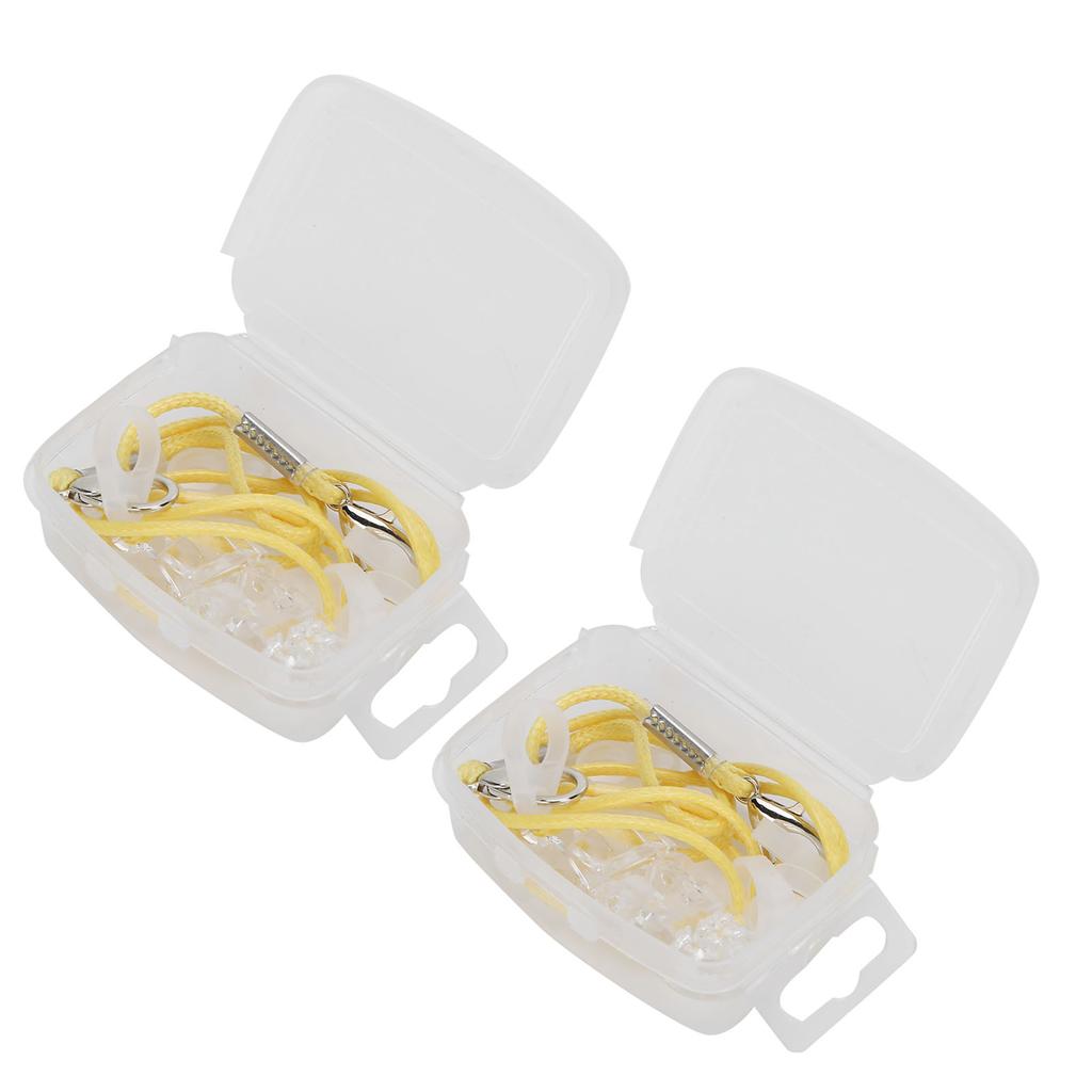 2Pcs Hearing Aid Rope AntiLost Clip Portable Hanging Rope Protector Ear Aids Accessories