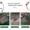 T02C!Litter Box Liners Compatible With Petx Scoopfree Self-Cleaning Box 20 Count Drawstring Cat Litter Waste Bags For Tray Durab