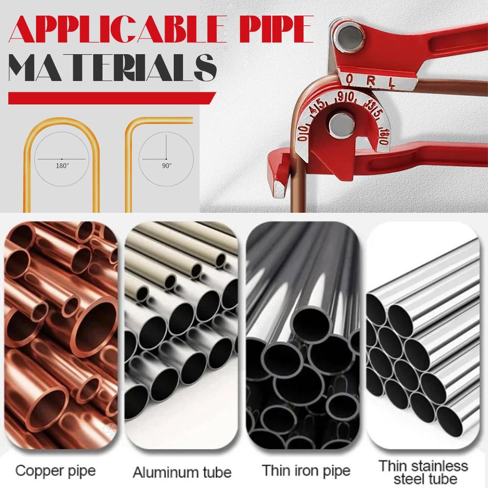 1/4 Zoll 5/16 Zoll 3/8 Zoll Bremsleitung Rollmessing Kupferrohr Rohr Manuelles Biegewerkzeug Typ Kraftstoff Bremsleitung Bieger Handwerkzeug