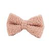 Dog Collar Fleece Personalized Name ID Engraved Puppy Collars for Small Medium Dogs Customized Collar Soft Leash Lead Bowtie Set
