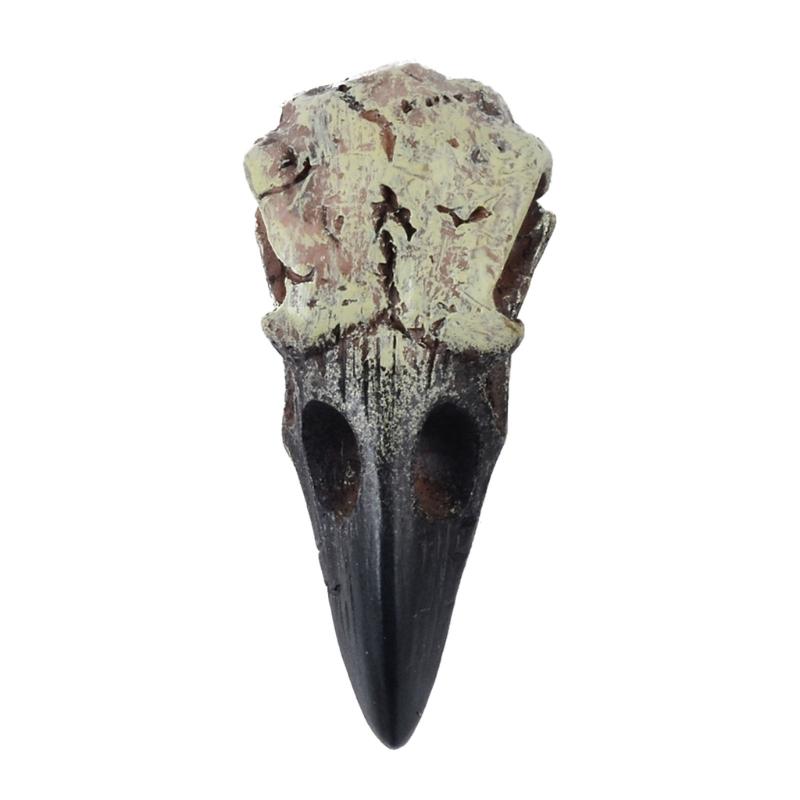 Gothics Crow Skull Necklace Dark Series Necklace Pendant for Halloween Party Hanging Decoration Novelty Gift Accessories