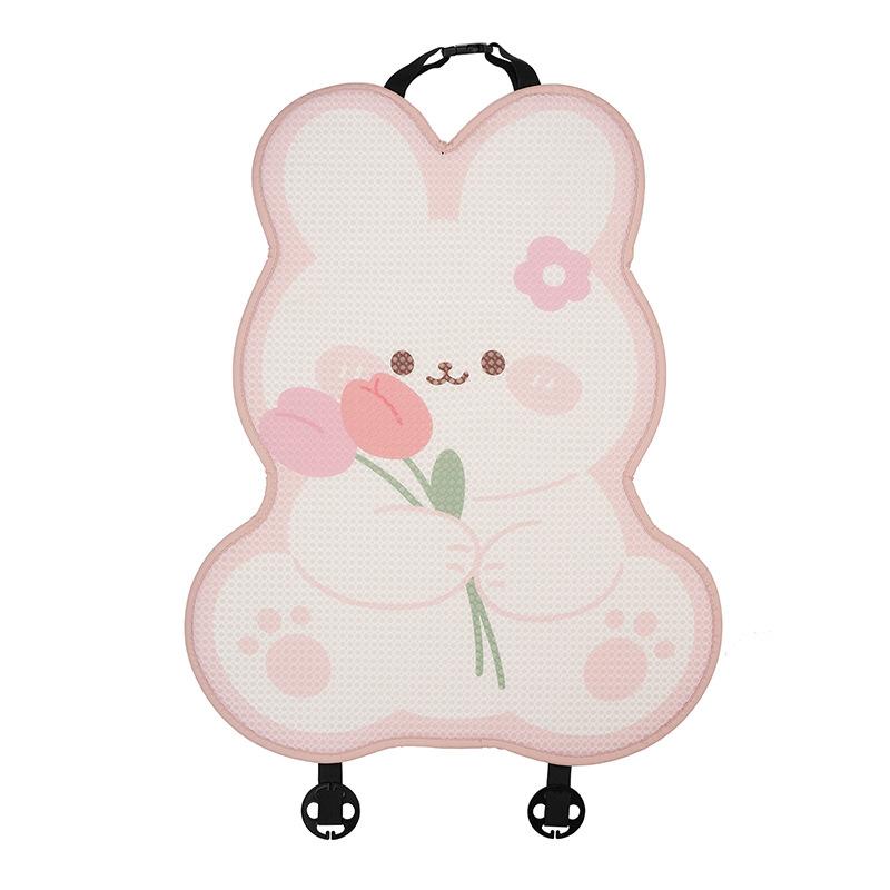 Car seat cushion cute cartoon car breathable seat cushion creative car seat cover universal in all seasons