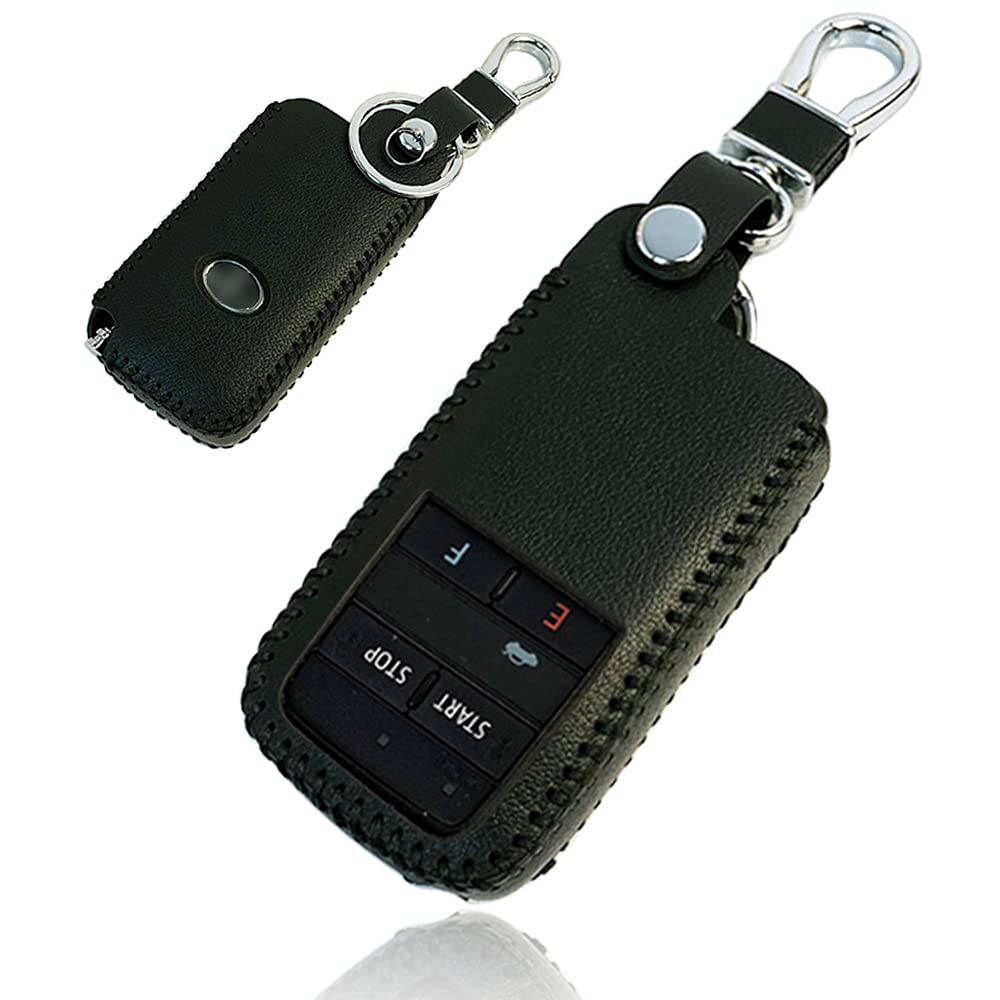 For Toyota Engine Starter Genuine Leather Cover Key Case C-HR