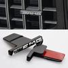 ABS AMG Logo Car Front Grille Badge Stickers Decorative Accessories For Mercedes Benz W211 W212 W213 GLA C E S G Class CLA GLK  JY5