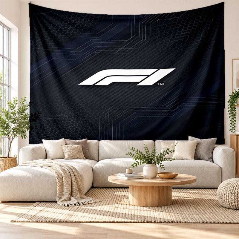 F1 Wall Tapestry, Soft Fabric Wall Hanging, Decorative Backdrop For Bedroom Home Wall Art