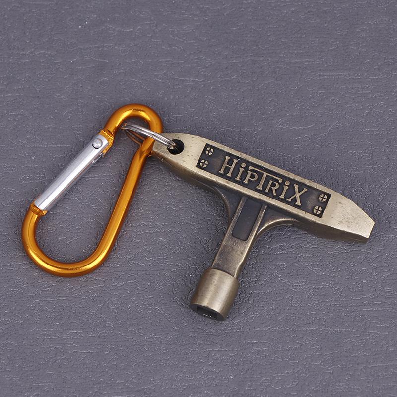 

Стандартный барабанный ключ с брелоком с металлическим крючком-клипсой Инструмент для настройки ударных Музыкальный подарок для джазовых барабанов Запчасти Аксессуары