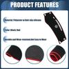 Dashboard Dash Cover Mat for Buick Envision 14-17 Sun Protector Pad Black Red
