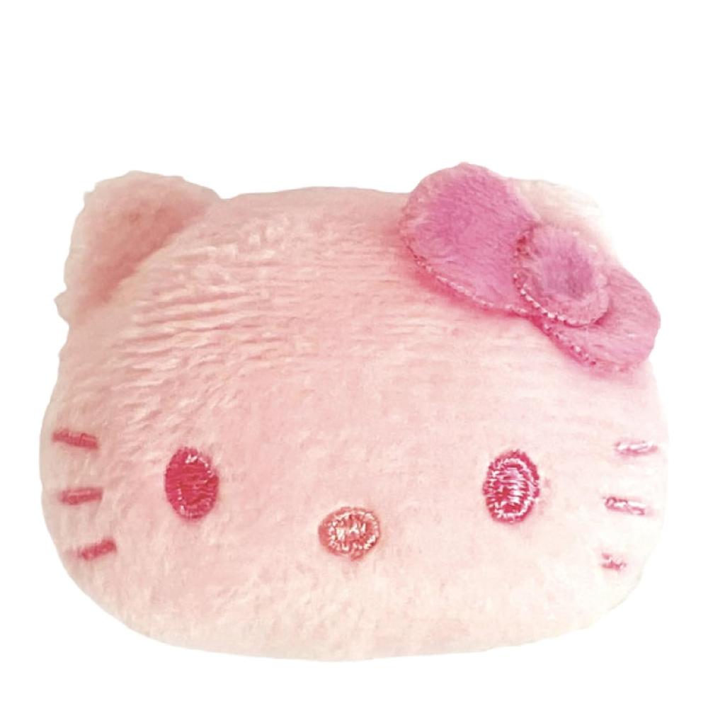 Nakajima Corporation Hello Kitty Color Variation Plush Badge (Pattern Cannot Be Selected) 203724-24 H7.5 X W7.5 X D2.6cm