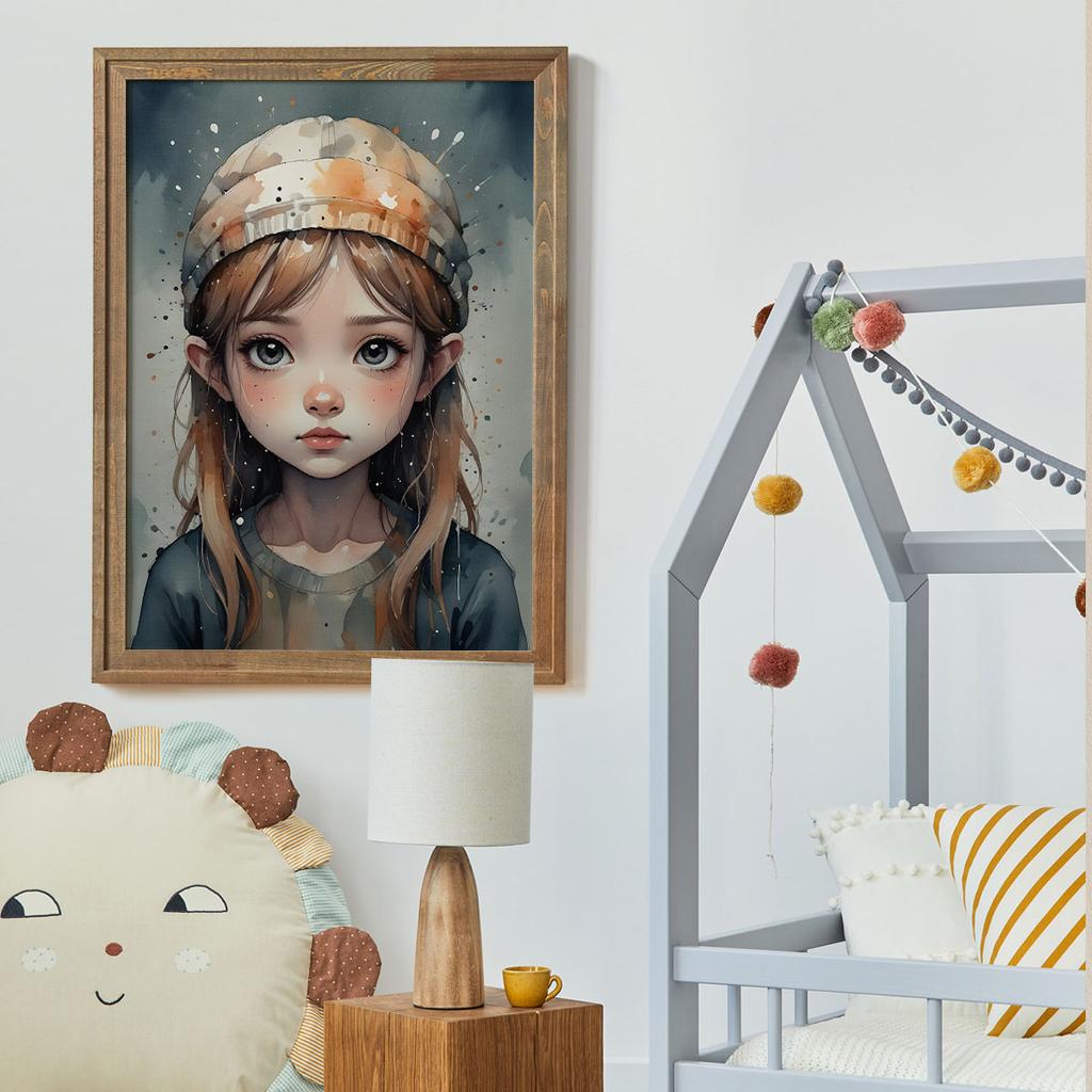 Plakat dla dziecka portret