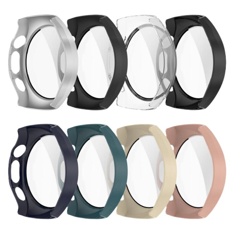 Hard PC Case Glass For Huawei Watch 5 42mm 46mm Bumper Shell Full Cover Screen Protector Smartwatch Accessories