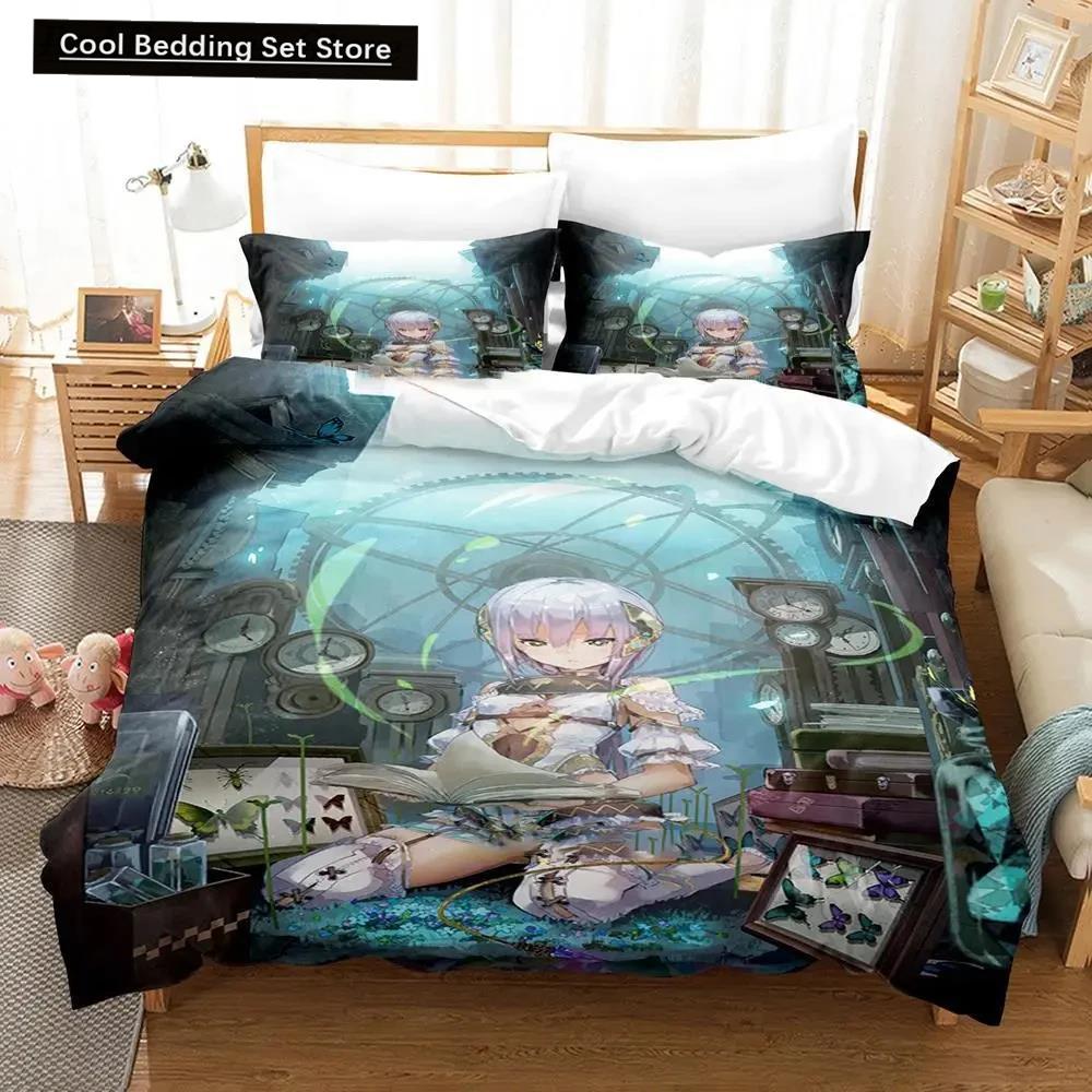 3D Print Anime Atelier Sophie Bedding Set Duvet Cover Bed Set Quilt Cover Pillowcase Comforter King Queen Size Home Textiles