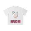 260 GSM Double Yarn 32 Count 100% Cotton One Punch Man V8 Garou Print Unisex Heavy Cotton T Shirt
