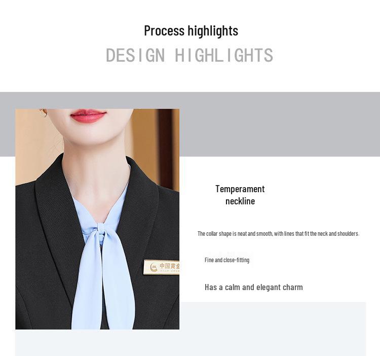 2025 Women's Professional Suit Set for Salon Receptionists & Aestheticians
