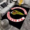 Skull with Winged Helmet Carpet Suitable As a Non-slip Mat for the Living Room or Bedroom Sofa