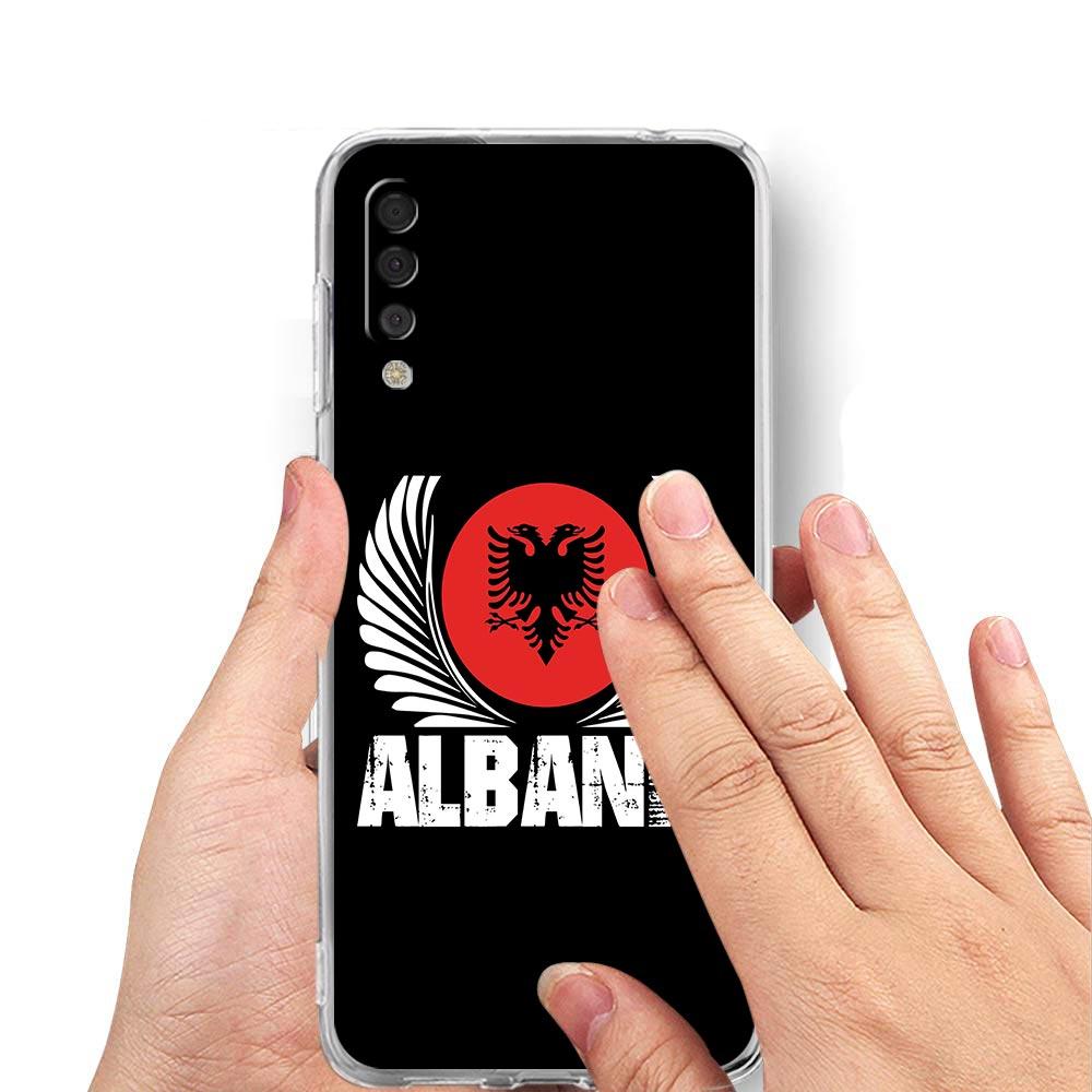 Albania Albanians Flag For Samsung Galaxy A14 Case A50 A70 A30 A40 A20E A10S A20S A02S A04S A12 A22 A32 A34 A42 A52 5G A54 Cover