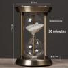 15/30/60Minutes Retro Metal Hourglass Timekeeper Timer Living Room Office Desk Decoration Ornament Alarm Sandglass Gifts