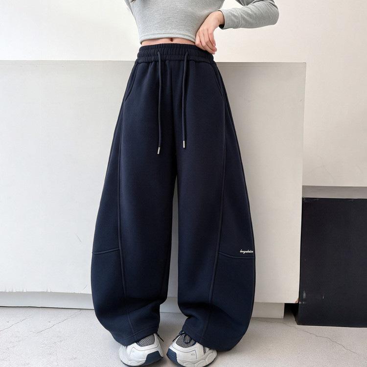 Girls' Casual Autumn Sports Pants 2026 - Loose Knit Sweatpants for Big Girls