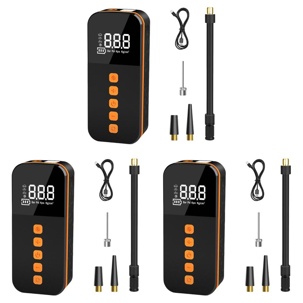 

LYEAA Kabelloser 150-PSI-Люфткомпрессор: Handpumpe, LED-Licht, Digitalanzeige f