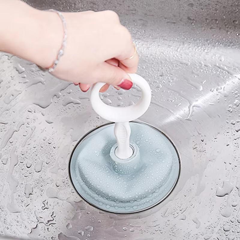 Multi-functional Sink Suction Cup Home Kitchen Toilet Drain Pipe Unclogging Tool Hair Clogging Cleaner Garbage Unclogging Device