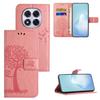 For Xiaomi Redmi Note 15 Pro 5G (Global) Case PU Leather Owl Tree Imprinted Wallet Phone Cover with Strap