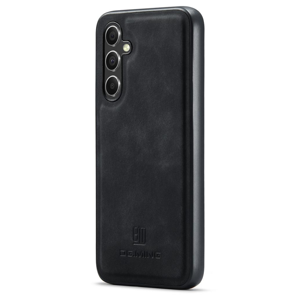 DG.MING For Samsung Galaxy A35 5G Case Leather+PC+TPU Anti-Drop Phone Cover