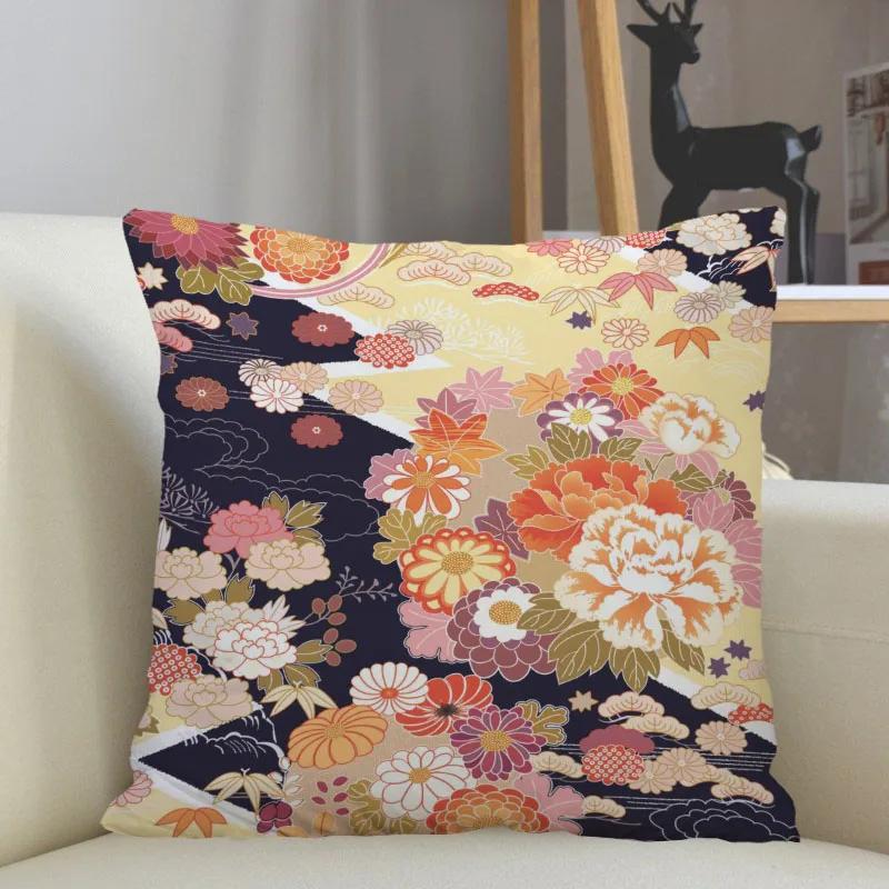 Musife Japanese Style Illustration Pillowcase Sofa Decorative Cushion Cover Pillowcase Home Decor Drop Shipping 12.15
